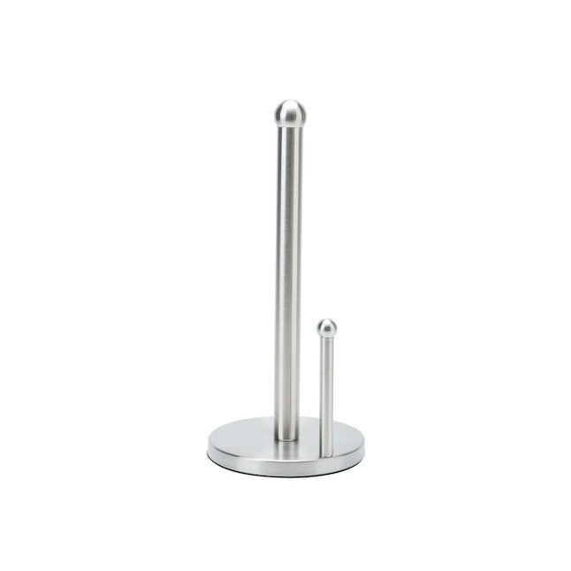 Kitchen Details Silver Metal Freestanding Paper Towel Holder