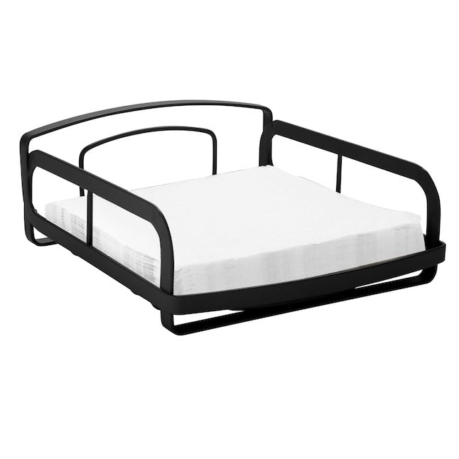 Kitchen Details Matte Black Metal Freestanding Napkin Holder