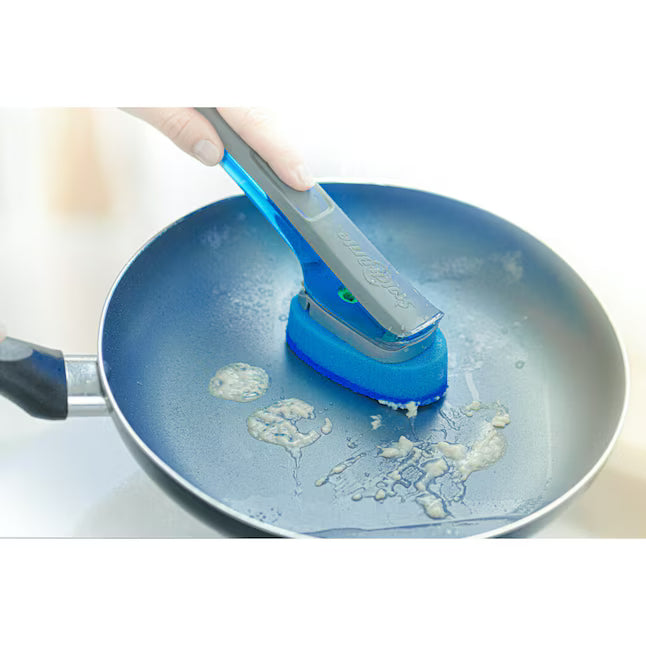 Scotch-Brite Advanced Soap Control Non-Scratch Poly fiber Dish wand with Soap Dispenser