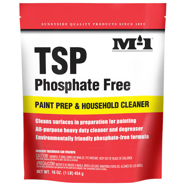 M-1 TSP Substitute Phosphate-Free Exterior Cleaner 16 -oz Heavy Duty Powder All-Purpose Cleaner