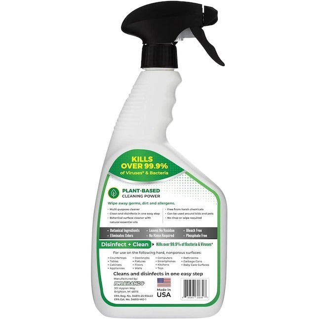 RMR Solutions Botanical 32 -fl oz Modern Citrus Lime Disinfectant Liquid All-Purpose Cleaner