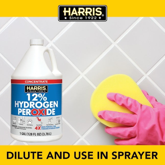 Harris Multi-Use Concentrated Hydrogen Peroxide 1 -Gallon Liquid All-Purpose Cleaner