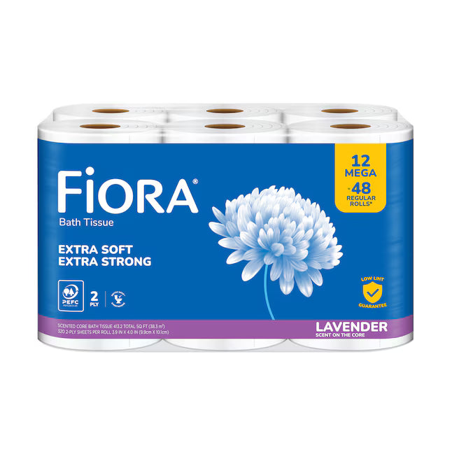 FIORA 12 -Pack 2-ply Toilet Paper