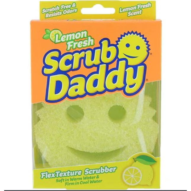 Scrub Daddy Lemon Fresh NonScratch Sponge 1 Pack