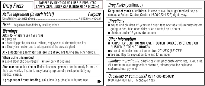 Kirkland Signature Sleep Aid, 192 Tablets