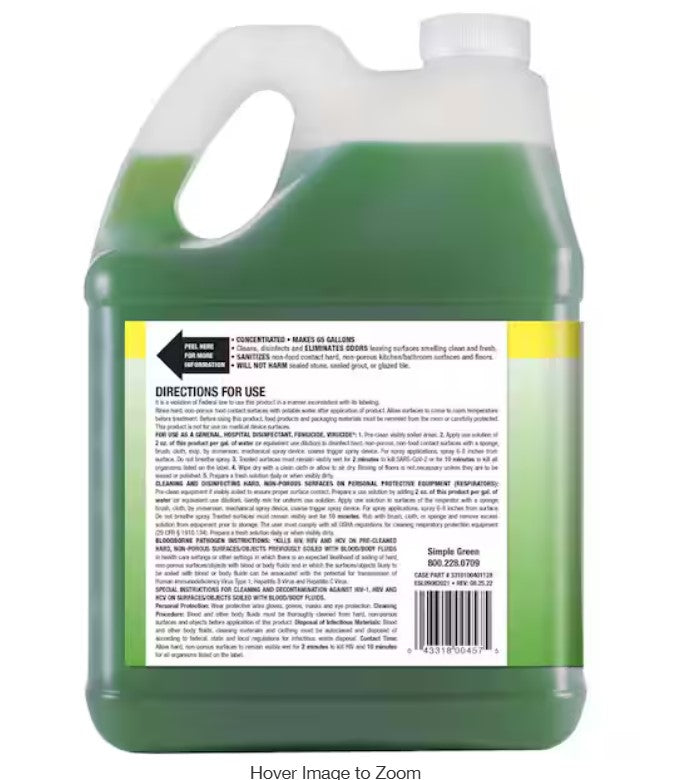 Pro 3 Plus 1 Gal. Herbal Scent Antibacterial Cleaner and Disinfectant