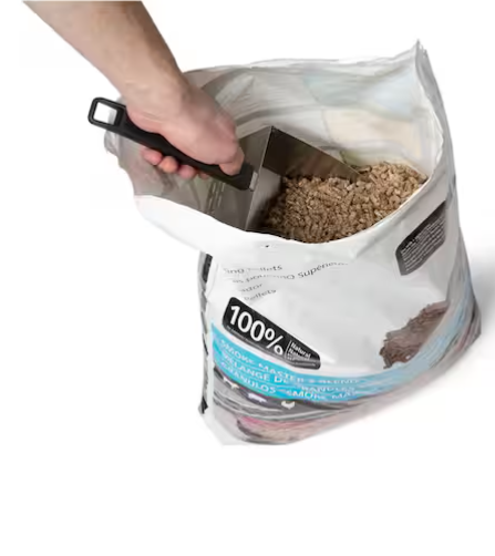 Pellet/Charcoal Scoop SS