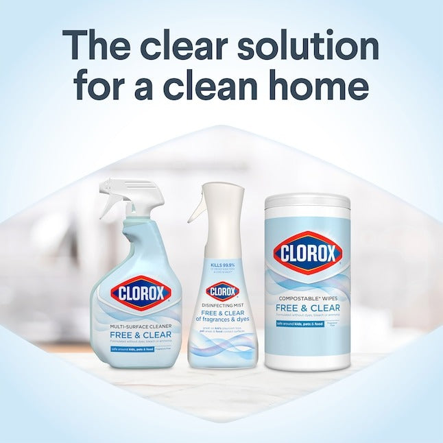 Clorox Free Clear -fl oz Fragrance Free Disinfectant Mist All-Purpose Cleaner