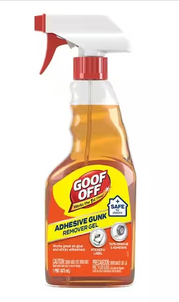 Goof Off Adhesive Gunk Remover Spray – 16 oz Trigger Bottle (FG796)