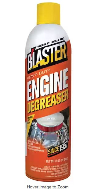 Blaster Heavy-Duty Engine Degreaser & Cleaner Spray – 15 oz (20-ED)