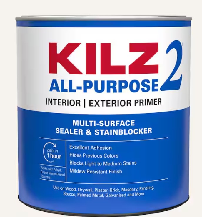Multi-Surface Primer Sealer & Stain Blocker 1 Quart Interior/Exterior White