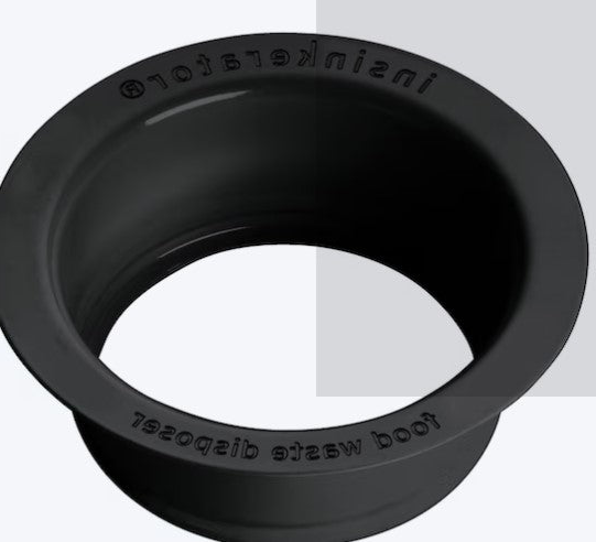 Matte Black Sink Flange – 3.5 Inch Garbage Disposal Drain Flange