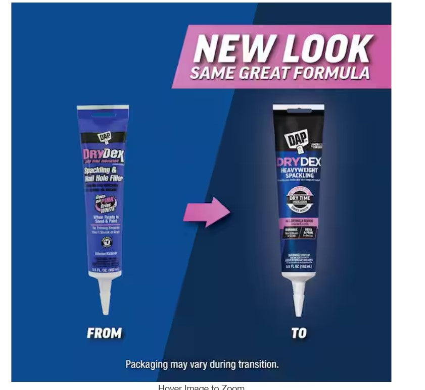 Dry Time Indicator Spackling Paste 5.5 oz Wall Hole & Crack Repair Filler
