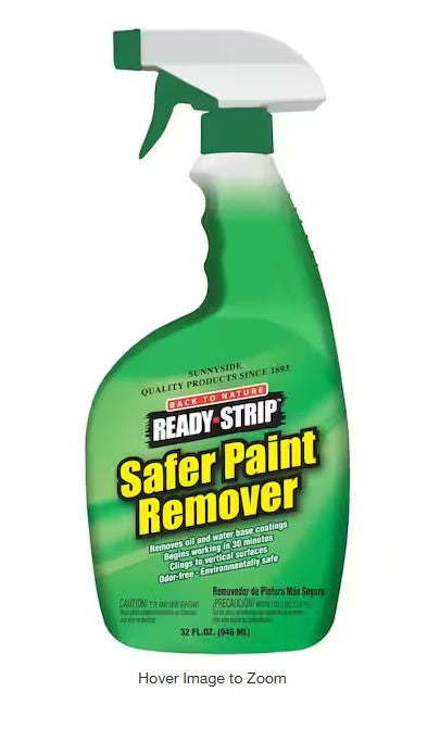 Ready-Strip 32 oz Environmentally Friendly Paint Remover – No-Drip Multi-Surface Stripper