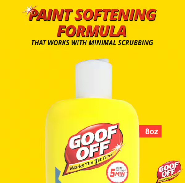 8 oz. Paint Remover for Clothes - Removes Wet or Dried Latex Paint