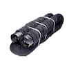 Amerimax FLEX Drain 4" x 25 ft Black Copolymer Perforated Drain Pipe with Sock – Model 51510