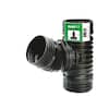 Flex‑Drain 4" Black Copolymer DMV Flexible Tee/Wye – Model ADP53702