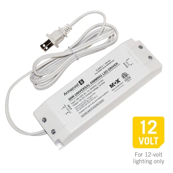 Armacost Lighting 60-Watt Universal Dimmable 12 Volt DC LED Driver – Model 840600