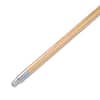 Boardwalk BWK136 Metal Tip Threaded Hardwood Broom Handle – 15/16" Dia x 60" Long