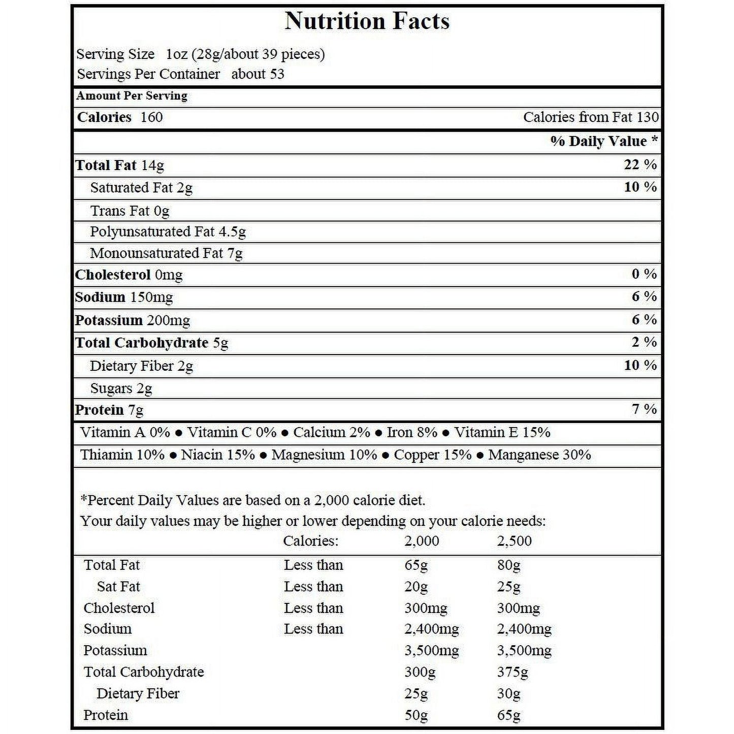 Planters Dry Roasted Peanuts – 52 oz Canister