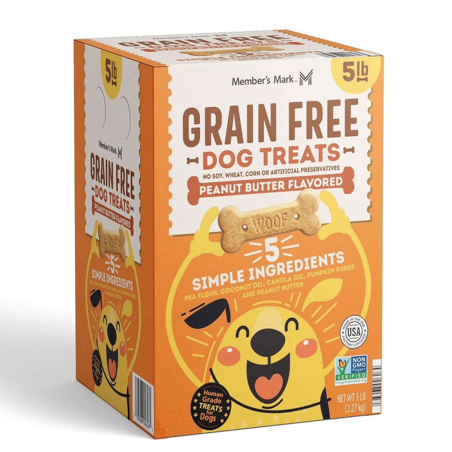 Member’s Mark Grain-Free Dog Treat Biscuits – Peanut Butter Flavored 5lbs