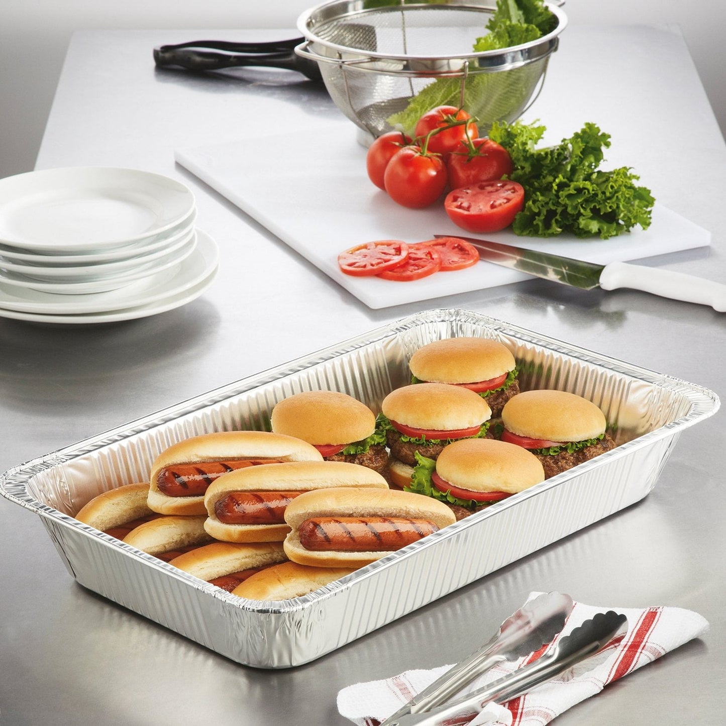 Member’s Mark Full-Size Aluminum Steam Table Pans – 18-Count
