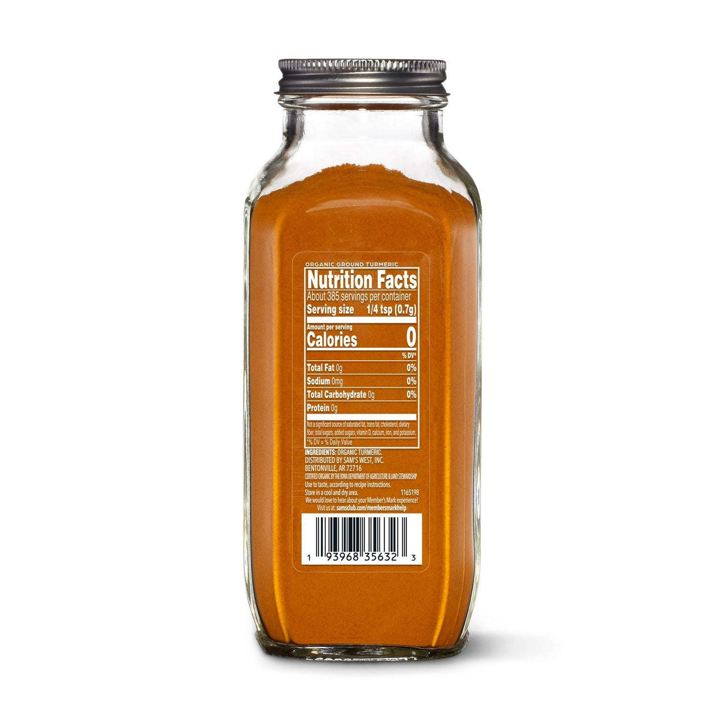Member's Mark Organic Ground Turmeric, 9.5 oz.