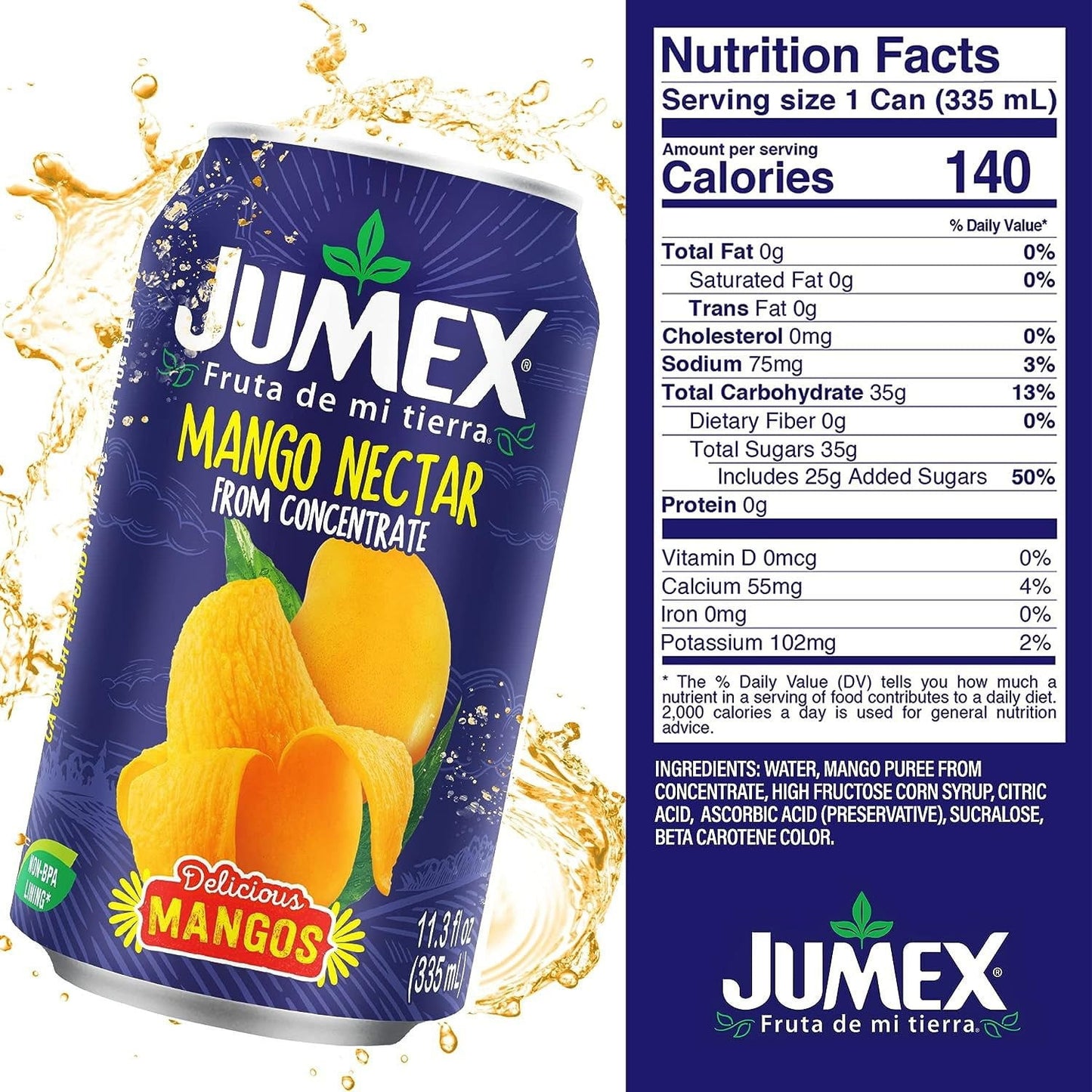 Jumex Tropical Variety Pack Juice – 24 Cans (11.3 oz each)
