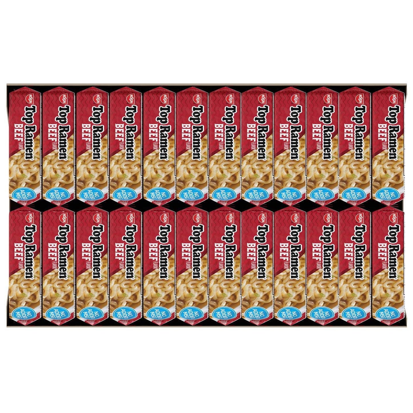 Nissin Top Ramen, Beef, 24 pk.