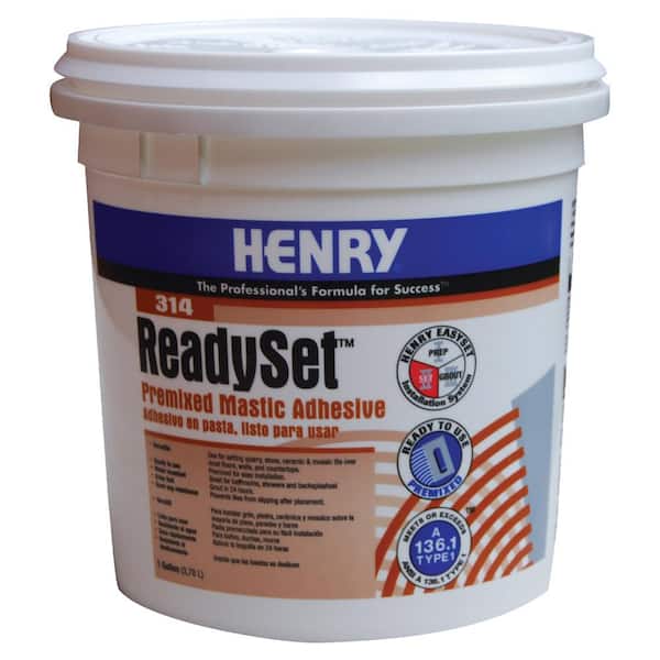 Henry 314 Ready Set Premixed Mastic Adhesive - 1 Gallon