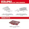 Milwaukee 48-22-9486T 1/4" & 3/8" Drive Metric and SAE Ratchet and Socket Trays – 106-Piece Set