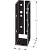Simpson Strong-Tie Outdoor Accents ZMAX Black Concealed-Flange Light Joist Hanger for 2x6 Lumber – APLH26