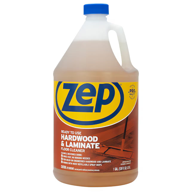 Zep Hardwood and Laminate Floor Cleaner. Liquid Floor Cleaner 128 -fl oz