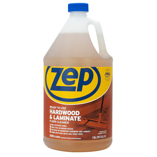 Zep Hardwood and Laminate Floor Cleaner. Liquid Floor Cleaner 128 -fl oz