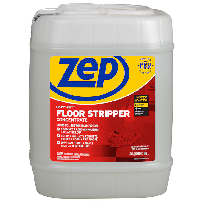 Zep Heavy-Duty Floor Stripper Concentrate Liquid Floor Cleaner -Gallon
