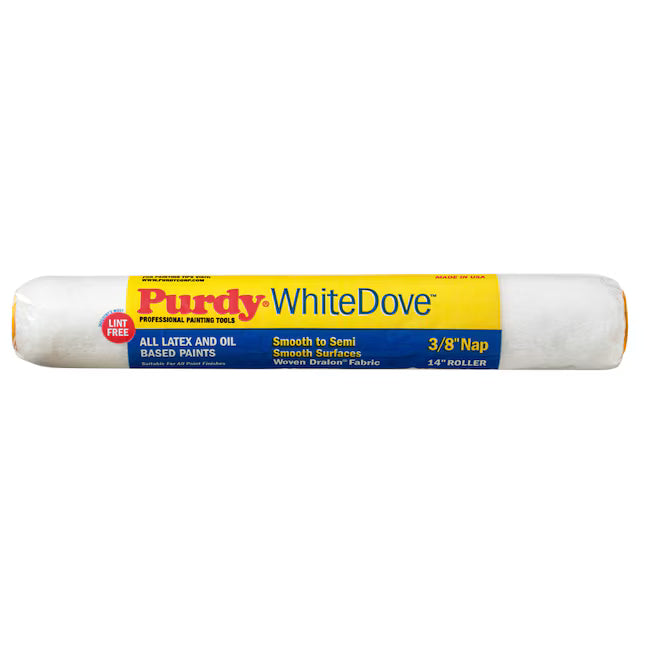 Purdy 14-in x 3/8-in Nap WhiteDove Standard Woven Paint Roller Cover