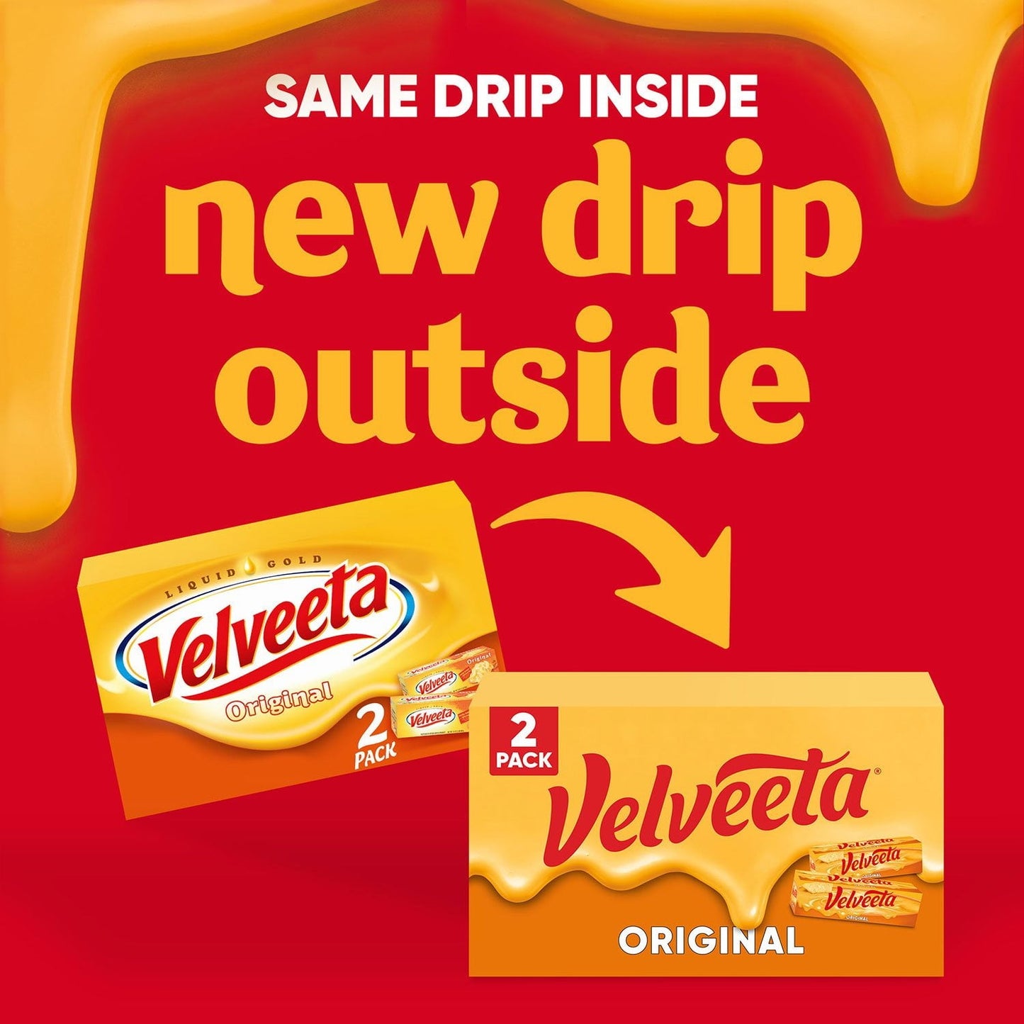 Velveeta Original Pasteurized Cheese Loaf 32 oz., 2 ct.