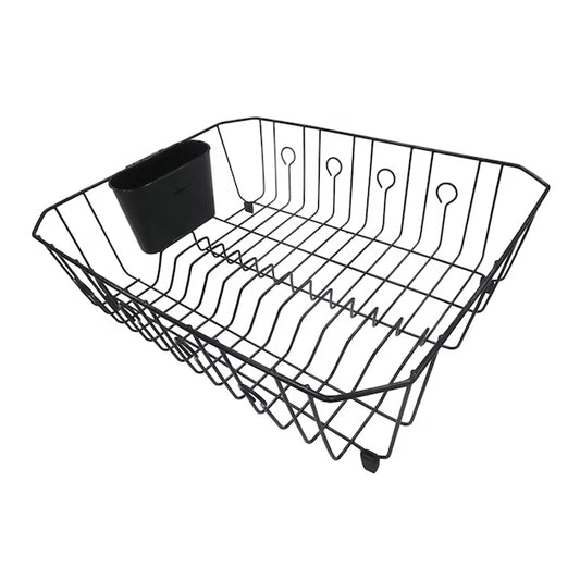 Style Selections 13.78-in W x 17.52-in L x 5.71-in H Metal Dish rack