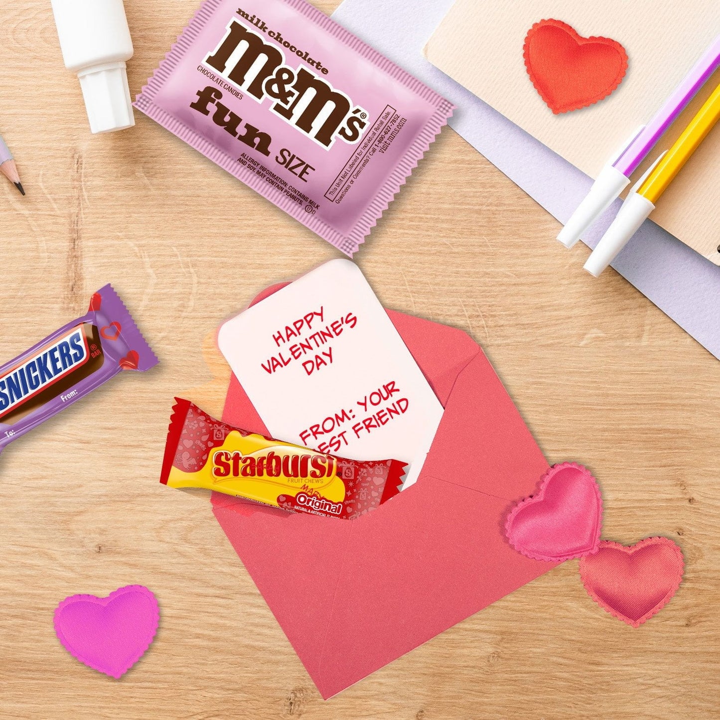 Mars Mixed Valentine's Day Candy, Variety Pack, Fun Size, 85 ct.