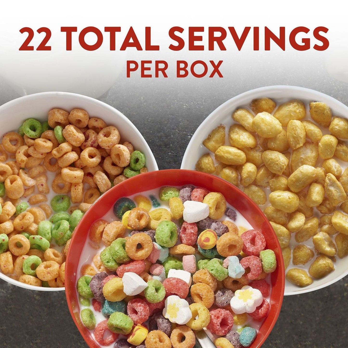 Kellogg's Cereal, Variety Pack, 37.3 oz.