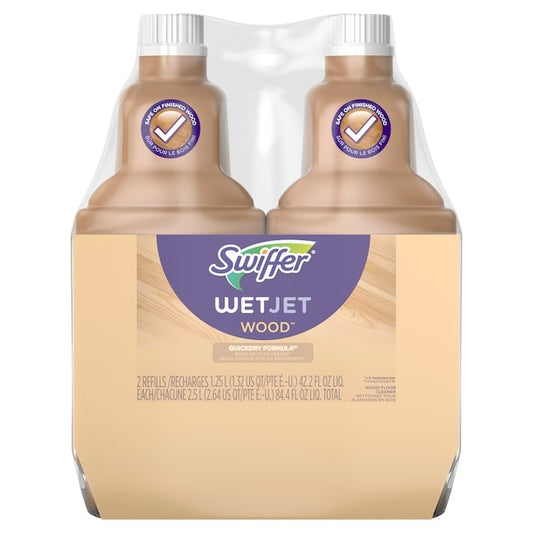 Swiffer WetJet Wood Refill Original Liquid Floor Cleaner 2 -Count
