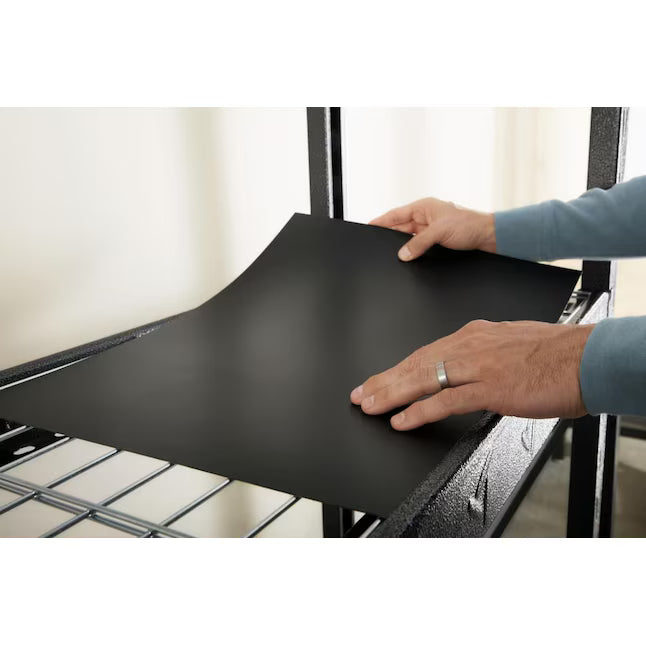 Gladiator 23-in x 1-1/4-ft Black Shelf liner 22-in x 19-in Fits Cabinet Size