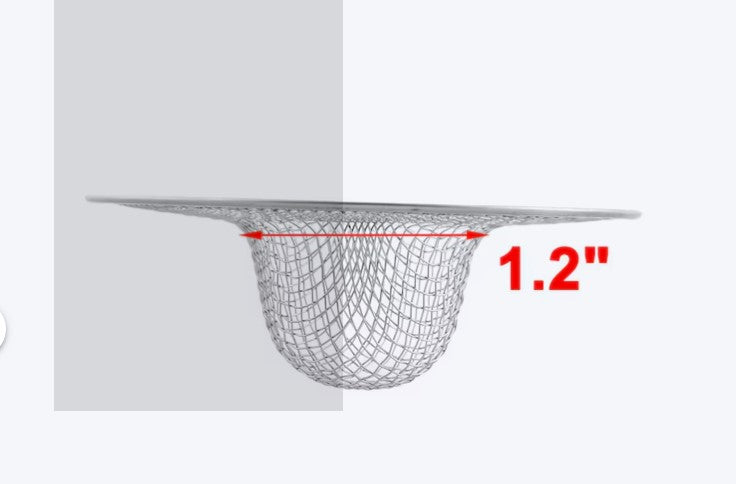 Mesh Sink Drain Strainer – Stainless Steel, 4 Pack, Anti-Clog Filter
