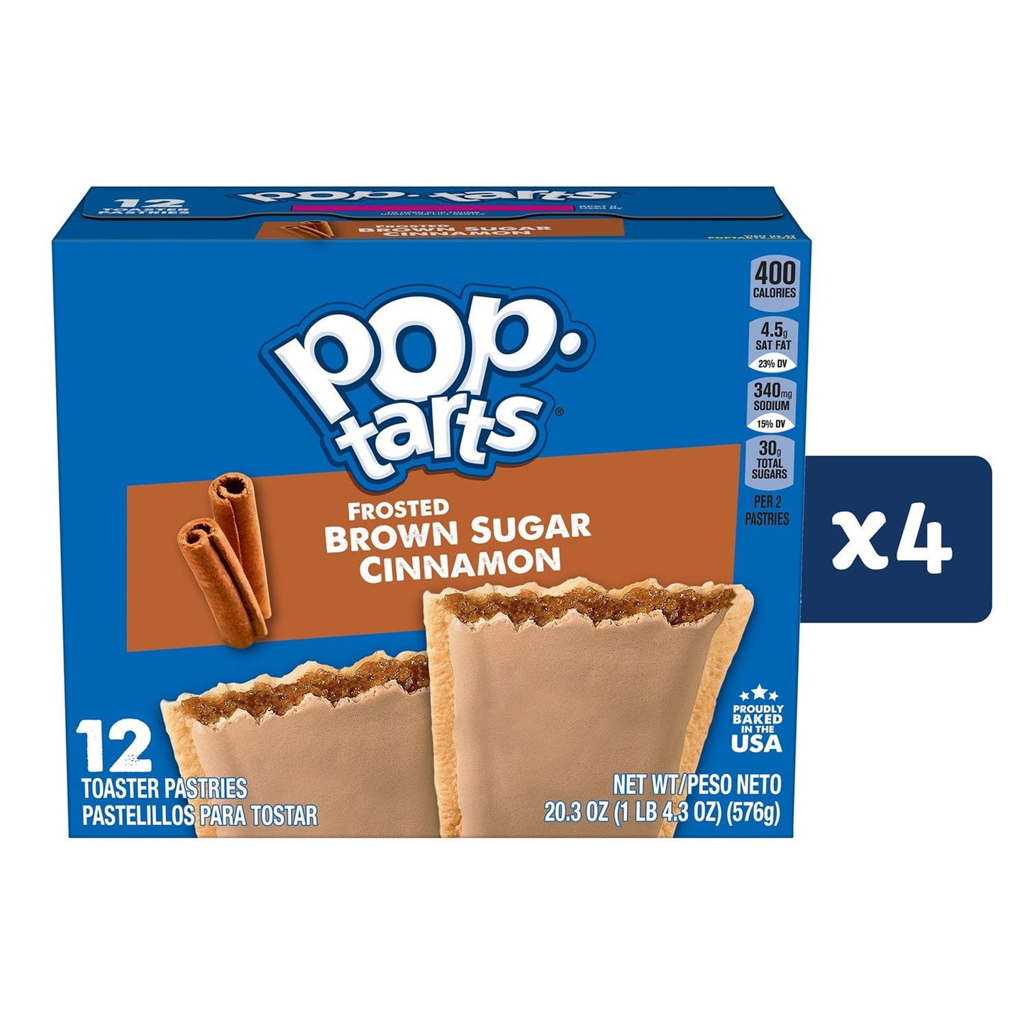 Pop-Tarts Brown Sugar Cinnamon, 48 ct