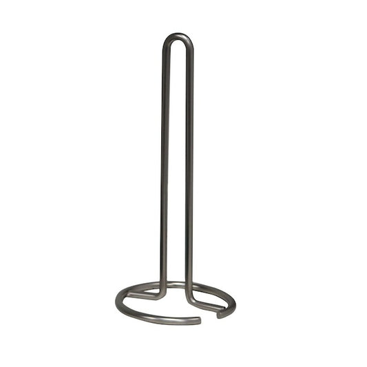 Style Selections Brushed Nickel Metal Freestanding Paper Towel Holder