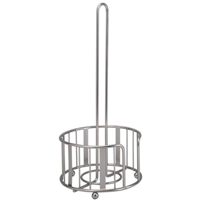 Laura Ashley Satin Metal Freestanding Paper Towel Holder