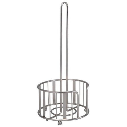 Laura Ashley Satin Metal Freestanding Paper Towel Holder