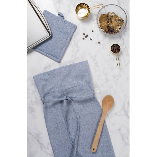 DII Blue Full Apron