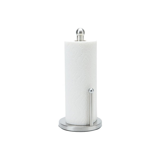 Kitchen Details Silver Metal Freestanding Paper Towel Holder