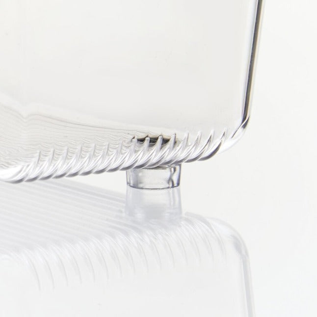 iDesign 9.75-in x 3.25-in Clear Plastic Drawer Organizer